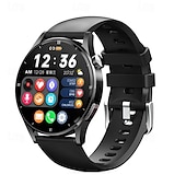 Χαμηλού Κόστους Smartwatch-QS39 Εξυπνο ρολόι 1.32 inch Έξυπνο ρολόι Bluetooth ΗΚΓ + PPG Παρακολούθηση θερμοκρασίας Βηματόμετρο Συμβατό με Android iOS Γυναικεία Άντρες Μεγάλη Αναμονή Κλήσεις Hands-Free Αδιάβροχη IP 67