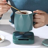 economico Giochi innovativi-tappetino per tazza elettrico temperatura costante sottobicchiere caldo intelligente riscaldamento rapido riscaldatore per tazza scaldino ufficio regalo per ufficio a casa a basso consumo
