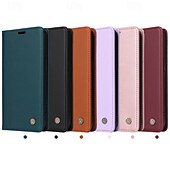cheap Samsung Cases-Phone Case For Samsung Galaxy S24 S23 S22 S21 S20 Ultra Plus FE A54 A34 A14 Note 20 10 S25 Ultra Wallet Case Magnetic Full Body Protective Kickstand Retro TPU PU Leather