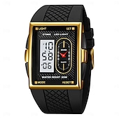 abordables Relojes digitales-Reloj Digital SKMEI para Hombre Reloj Casual de Moda Reloj Luminiscente con Cronómetro Reloj Alarma Pantalla de Fecha y Semana Reloj TPU