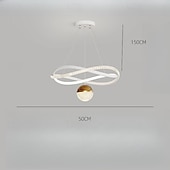 billige Sirkeldesign-moderne krystall LED lysekrone for stue spisestue soverom hjem utskiftelig gull sirkel ring hengende pendel lys