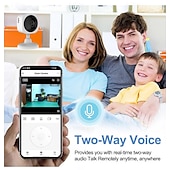 זול מצלמות IP-HD 3 מגה פיקסל מצלמת מעקב ביתית חכמה ניטור תינוקות דו-כיוונית מצלמת wifi אלחוטית