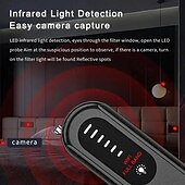 cheap Security Sensors &amp; Alarms-Hidden Camera Detectors Mini Anti-Spy Camera Detector TrackerIntelligent Signal Scanner Device For Hotel Apartment