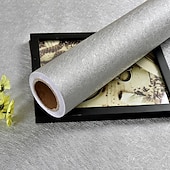 cheap Solid Color Wallpaper-Modern Vinyl Waterproof Removable Smooth Wallpaper Sticker Self-Adhesive Contact Paper for Furniture Stickers Kitchen Living Room 300x60cm