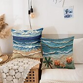 economico Copricuscini per cuscini decorativi-1 pezzi Velluto Copricuscino, Stampa Semplice Informale Quadrato Tradizionale Classico