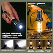 cheap Electric Mosquito Repellers-Portable Mosquito Repeller with Camping Light – Rechargeable Magnetic Mosquito Repellent Lamp for Fishing, Hiking, and Tents