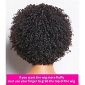 economico Parrucche di capelli veri senza cuffia-parrucche corte ricci per le donne nere nessuna parrucca del merletto pixie cut parrucche corte dei capelli umani per le donne nere parrucche dei capelli umani taglio pixie parrucche piene di capelli