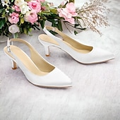 abordables Officiel-Escarpins violets à bride arrière et bout pointu pour femme - chaussures élégantes pour soirées et événements