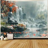 tanie gobelin boho-boho budda wiszący gobelin wall art duży gobelin mural wystrój fotografia tło koc zasłona strona główna sypialnia dekoracja salonu