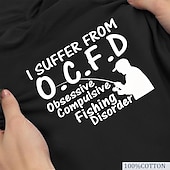 baratos Camiseta gráfica masculina-Homens Letra Pistola Camiseta T-shirt 100% Algodão Manga Curta Gráfico Camisa Preto Verde Tropa Camiseta confortável Esportes Feriado Roupas de estilistas