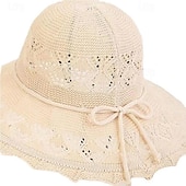 billiga Solhattar-solhatt med bred brätte, elegant vikbar strandhatt som andas för kvinnor, handtvättbar, stor sommarhatt för solskydd