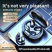 cheap TWS True Wireless Headphones-Bone Conduction TWS Wireless Headphones Bluetooth Gaming Headsets LED Digital Display HiFi Noise Canceling Sports Earphones