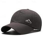 preiswerte Baseballkappe für Herren-Herren Cap Basecap Sonnenhut Kappe Schwarz Weiß Polyester Modisch Brautkleider schlicht Strasse Täglich Berg Einstellbar Sonnenschutz Atmungsaktiv