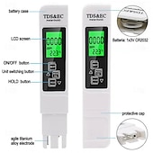 levne Domácí spotřební materiál-3v1 metr digitální tester kvality vody tds ec metr teploměr pero multifunkční digitální tester kvality vody pro měření teploty vody ppm tester tds metr digitální tester kvality vody