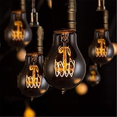 cheap Incandescent Bulbs-6pcs Edison Vintage Classics Incandescent Light Bulb Dimmable A19 40W E27 Decorative Bulbs for Wall Sconces Ceiling Light 220-240V