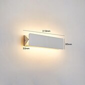 Χαμηλού Κόστους LED Επιτοίχια Φωτιστικά-Εσωτερικό Δημιουργικό LED Μοντέρνα Φώτα τοίχου εσωτερικού χώρου Υπνοδωμάτιο Καταστήματα / Καφετέριες αλουμίνιο Φώς τοίχου IP54 85-265 V 1 W