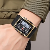 abordables Relojes digitales-Reloj Digital SKMEI para Hombre Reloj Casual de Moda Reloj Luminiscente con Cronómetro Reloj Alarma Pantalla de Fecha y Semana Reloj TPU