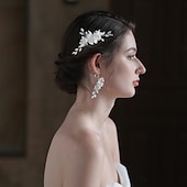 billige Bryllupshodeplagg-Hodepryd Legering Bryllup Elegant Bryllup Med Blomster Hodeplagg Hodeplagg