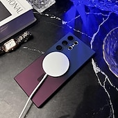 Недорогие Чехлы для Samsung-телефон Кейс для Назначение SSamsung Galaxy S24 Ultra Plus S23 S22 S21 S20 Plus Ultra S10 Plus Примечание 20 10 S25 Ультра Кейс на заднюю панель Поддержка беспроводной зарядки Защита от удара