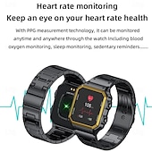 abordables Montres connectées-696 AW38 Montre Connectée Suivi de Fitness ECG PPG Rappel Appel Bluetooth Android iOS IP67 42mm 1.54