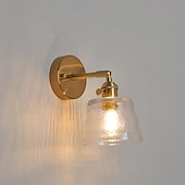 abordables Appliques murales d&#039;intérieur-applique en verre plug in/no plug lampe de chevet lampe de lecture tête de lit lumières murales e27 luminaire pour mur de fond salon