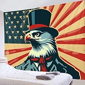 cheap 4th of July-4th of July Independence Day Hanging Tapestry Wall Art Large Tapestry Mural Decor Photograph Backdrop Blanket Curtain Home Bedroom Living Room Decoration Great Eagle