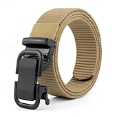 Men's Belt Nylon Belt Outdoor Belt Waist Belt Black Navy Blue Nylon Adjustable Heavy-Duty Plain Outdoor Daily 14