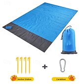 cheap Outdoor Rugs-Camping Mat Waterproof Pocket Beach Blanket Outdoor Grounding Mat Mattress Picnic Pocket Carpet Rug Sand Beach Mat Portable Folding Lightweight Sleeping Bed Pad
