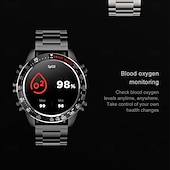 cheap Smartwatch-696 CT11 Smart Watch 1.43 inch Smartwatch Fitness Running Watch Bluetooth ECG+PPG Pedometer Call Reminder Compatible with Android iOS Women Men Hands-Free Calls Message Reminder IP 67 47mm Watch Case