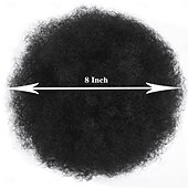 economico Code-Coda di cavallo con coulisse a sbuffo, extension corte sintetiche per capelli ricci e crespi, posticci raccolti per ragazze donne nere