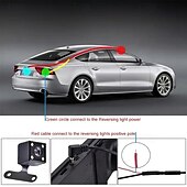 baratos DVR para automóveis-tacógrafo de três lentes com visão noturna de alta definição imagem traseira da frente e traseira do carro