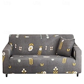cheap Sofa Cover-Jersey Fabric Lazy Sofa Cover in Florqal&amp; Geometric Pattern for Indoor Use