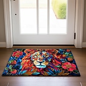 economico Zerbini-Zerbino con giraffa colorata, antiscivolo, resistente all&#039;olio, per interni ed esterni, arredamento per la camera da letto, per il bagno, per l&#039;ingresso