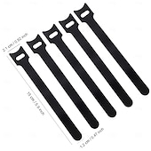 cheap Storage &amp; Organization-30pcs Cable Organizer - Reusable Self-Gripping Cable Ties for Charger Management, Wire Bundling, Storage, Suitable for Home, Office, Desk Cable Organization