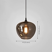 voordelige Eilandlichten-led kroonluchter eilandlicht 1/3/6/8/10/12 hoofden warm licht 25cm nordic restaurant creatieve persoonlijkheid lange lijn gerookte glazen lampen eetkamer woonkamer 110-240v