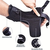 cheap Braces &amp; Supports-ComfortFit Night Splint - Adjustable Relief for Plantar Fasciitis &amp; Foot Drop - Breathable, Supportive Ankle Brace for Restful Sleep