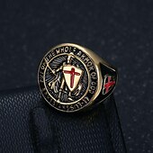 economico Accessori e altro-Anello Retrò vintage Medievale 316L/Acciaio al titanio Per Cavaliere Vichinghi Cosplay Halloween Carnevale Per uomo Bigiotteria Gioielleria di moda