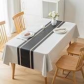 abordables Chemins de Table-chemin de table imperméable à rayures 12 x 71 pouces