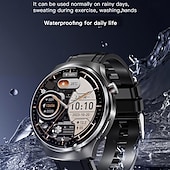 Χαμηλού Κόστους Smartwatch-696 V16 Εξυπνο ρολόι 1.46 inch Έξυπνο ρολόι Bluetooth ΗΚΓ + PPG Βηματόμετρο Υπενθύμιση Κλήσης Συμβατό με Android iOS Γυναικεία Άντρες Κλήσεις Hands-Free Υπενθύμιση Μηνύματος IP 67 Θήκη ρολογιού 48mm