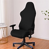 ieftine rechizite de petrecere-husă pentru scaun esports din mătase de lapte, culoare solidă, joc pe computer, internet cafe, husă scaun competitivă, rezistentă la praf, husă elastică pentru scaun pentru șef.