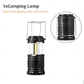 cheap Camping Lights &amp; Lanterns-Portable LED Camping COB Lamp Outdoor Portable Telescopic Flashlight Emergency Hook Horse Lamp Suitable for Hurricane, Emergency, Storm, Outages, Outdoor Collapsible Lanterns