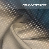 levne Pánské společenské košile-Pánské Košile Košile k obleku Košile na knoflíky Geometrický Dovolená Denní Khaki Dlouhý rukáv Přehnutý Jaro léto Oblečení Tlačítko nahoru