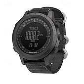 economico Orologi digitali-Orologio digitale NORTH EDGE da uomo Orologio sportivo all&#039;aperto tattico casual con bussola altimetro cronometro luminoso cinturino in silicone nylon