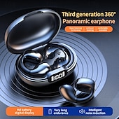 cheap TWS True Wireless Headphones-Bone Conduction TWS Wireless Headphones Bluetooth Gaming Headsets LED Digital Display HiFi Noise Canceling Sports Earphones