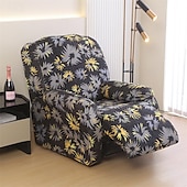 baratos Cobertura de Sofa-capa de sofá reclinável antiderrapante com tudo incluído massagem preguiçoso menino único assento capa de sofá durável poltrona capa protetora elástica para sala de estar ou móveis de escritório