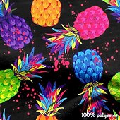 abordables Translation-Homme Graphique Ananas Débardeur T-shirt sans manches pour hommes Sans manches T-shirt Impression 3D Col ras du cou Chemise Vacances Tropical Designer Soirée Quotidien Salle de sport Noir Printemps