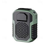baratos Ventoinhas-Ventilador com Clipe para Cintura com Power Bank – Ventilador de Resfriamento Sem Lâminas com Absorção de Choque Bateria de Polímero