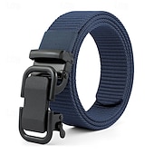 Men's Belt Nylon Belt Outdoor Belt Waist Belt Black Navy Blue Nylon Adjustable Heavy-Duty Plain Outdoor Daily 15
