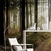 baratos Papel de Parede-Papéis de parede legais floresta papel de parede mural adesivo de parede cobrindo impressão casca e vara removível autoadesivo floresta secreta pvc/vinil decoração de casa