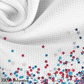  4 luglio 2026 250° Per uomo Veterani Patriottico Polo Manica Corta Magliette polo Collo ripiegato Casual Quotidiano Spiaggia Streetwear Ferie 3D Primavera & Estate Blu Bianco Rosso